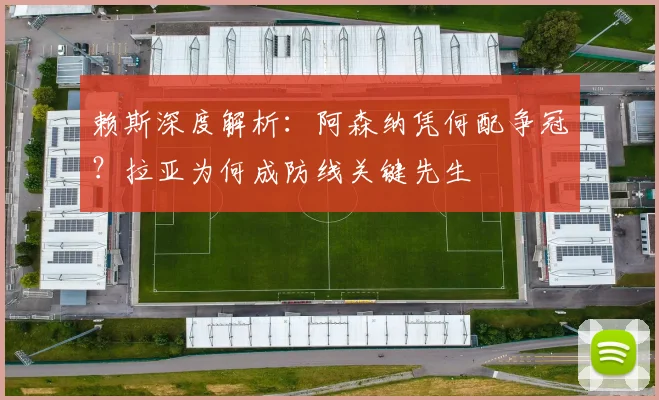 赖斯深度解析：阿森纳凭何配争冠？拉亚为何成防线关键先生